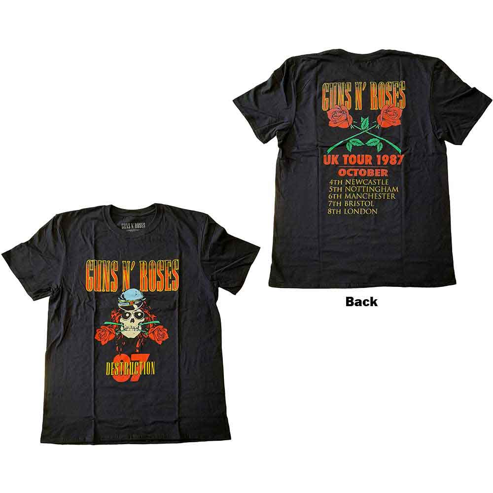 Guns N' Roses UK Tour '87 Mens T Shirt