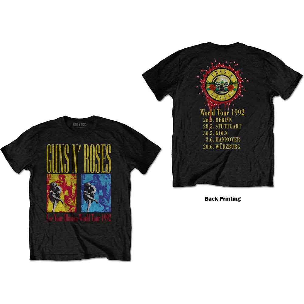 Guns N' Roses Use Your Illusion World Tour Mens T Shirt
