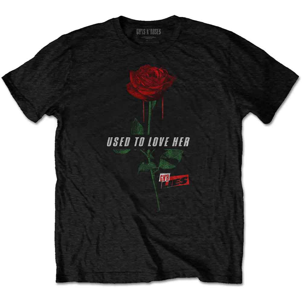 Guns N' Roses Used to Love Her Rose Mens T Shirt