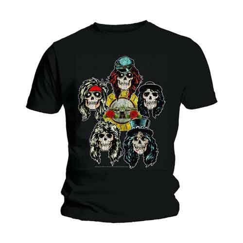 Guns N' Roses Vintage Heads Mens T Shirt