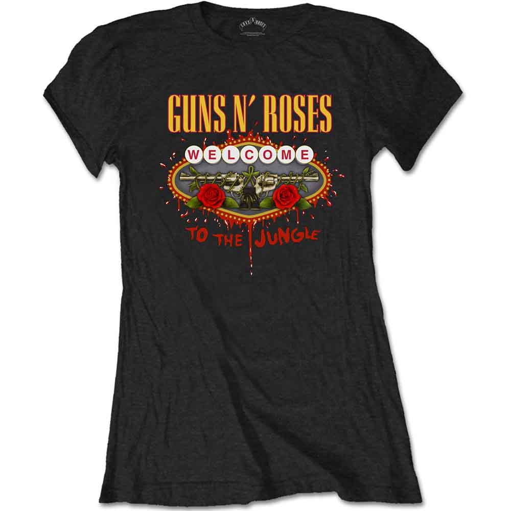 Guns N' Roses Welcome to the Jungle Womens T Shirt