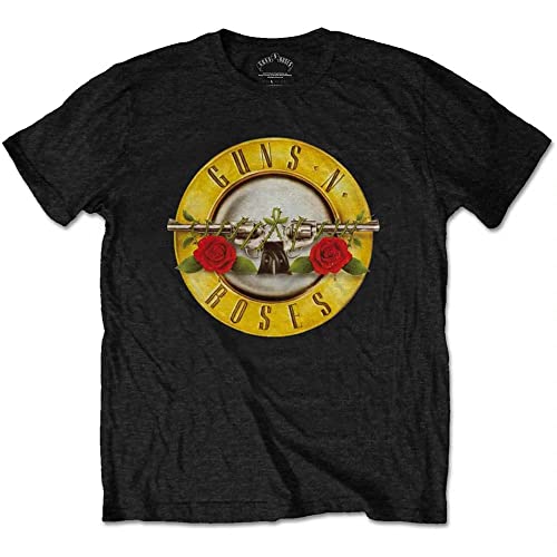 Guns n Roses Classic Logo Mens T shirt Black