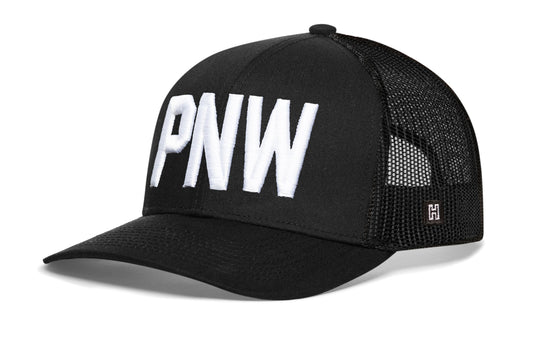 PNW Trucker Haka Hat Black PNW Snapback