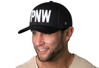 PNW Trucker Haka Hat Black PNW Snapback
