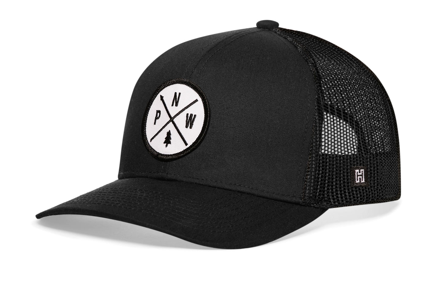 PNW Trucker Haka Hat Black PNW X Snapback