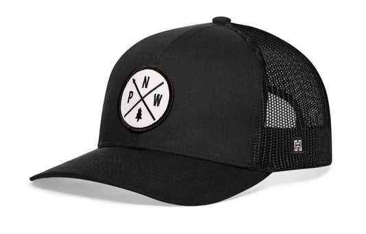 PNW Trucker Haka Hat Black PNW X Snapback