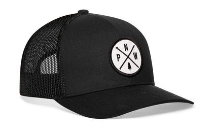 PNW Trucker Haka Hat Black PNW X Snapback