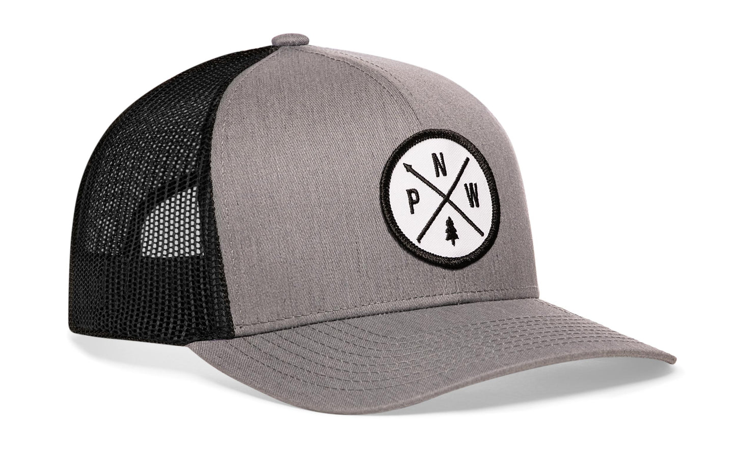 PNW Trucker Haka Hat Gray-Black PNW X Snapback