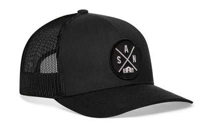 San Antonio Trucker Haka Hat Black SAN X Snapback