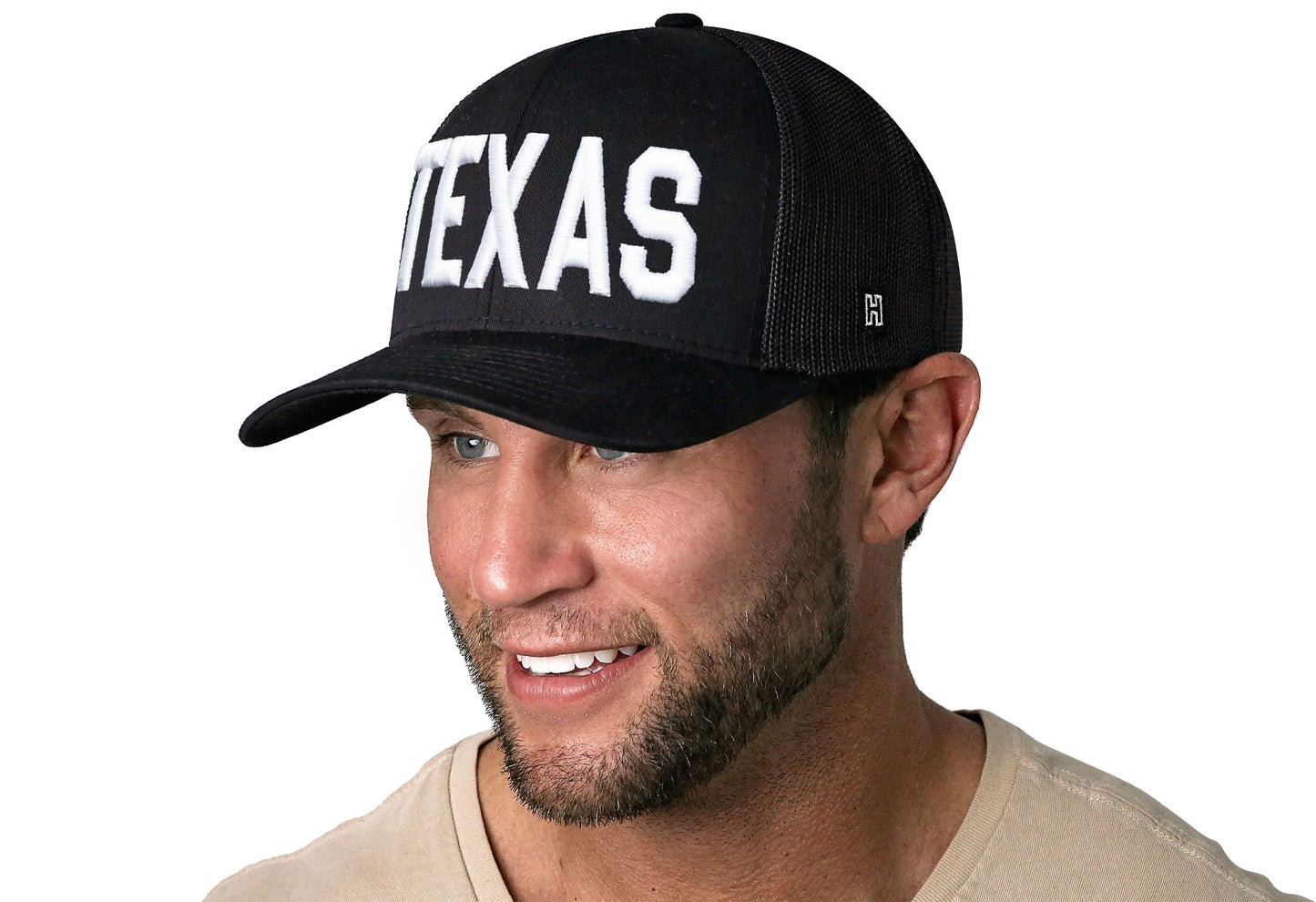 Texas Trucker Haka Hat Black TEXAS Snapback
