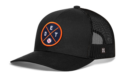 Detroit Trucker Hat  |  DET X Baseball Snapback