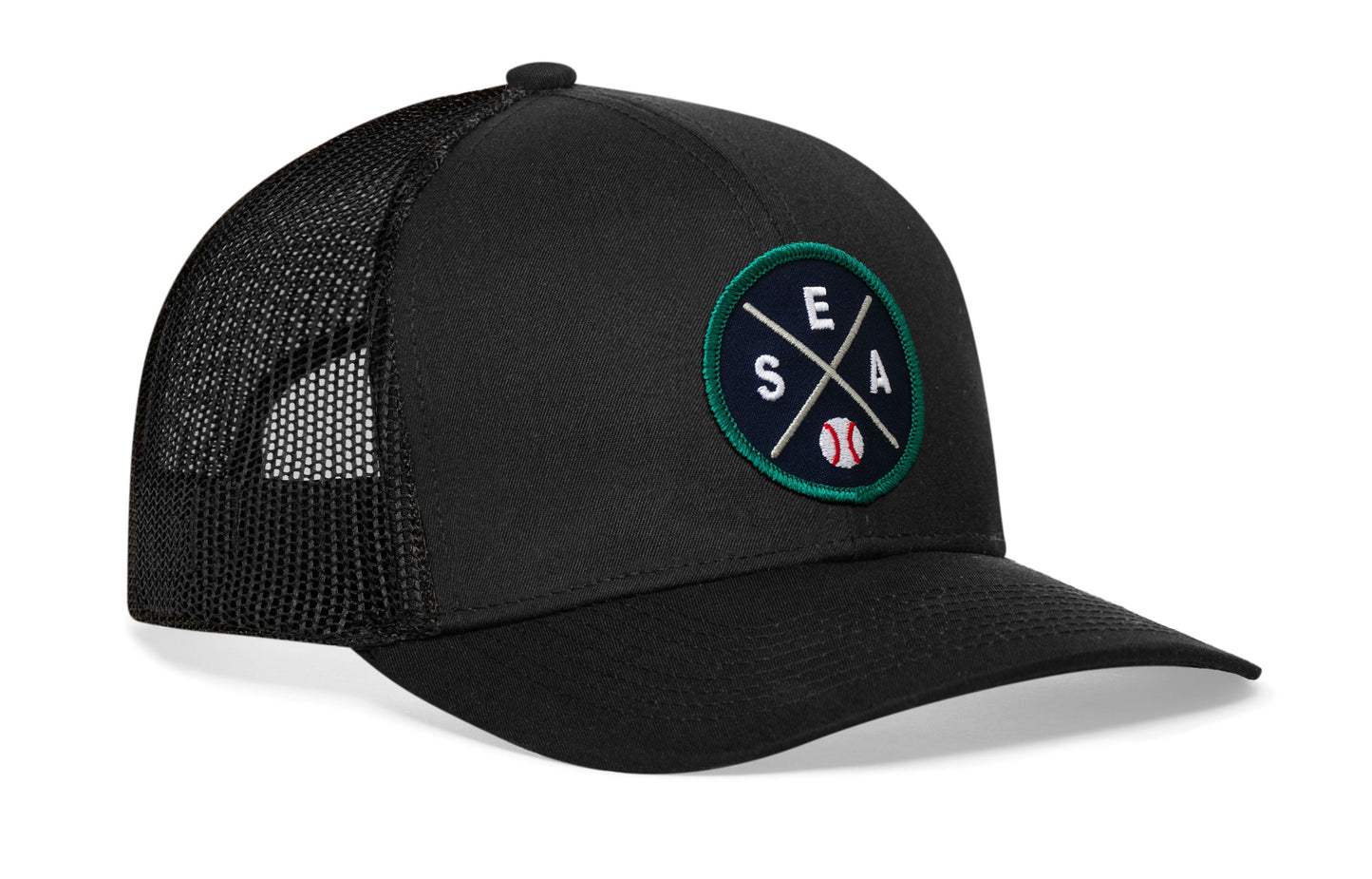 Seattle Trucker Hat  |  SEA X Baseball Snapback