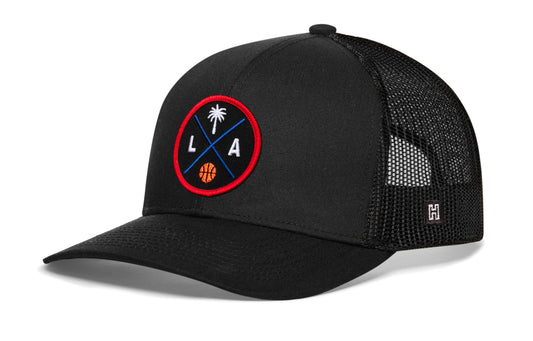 Los Angeles Trucker Hat  |  LA X Basketball Snapback
