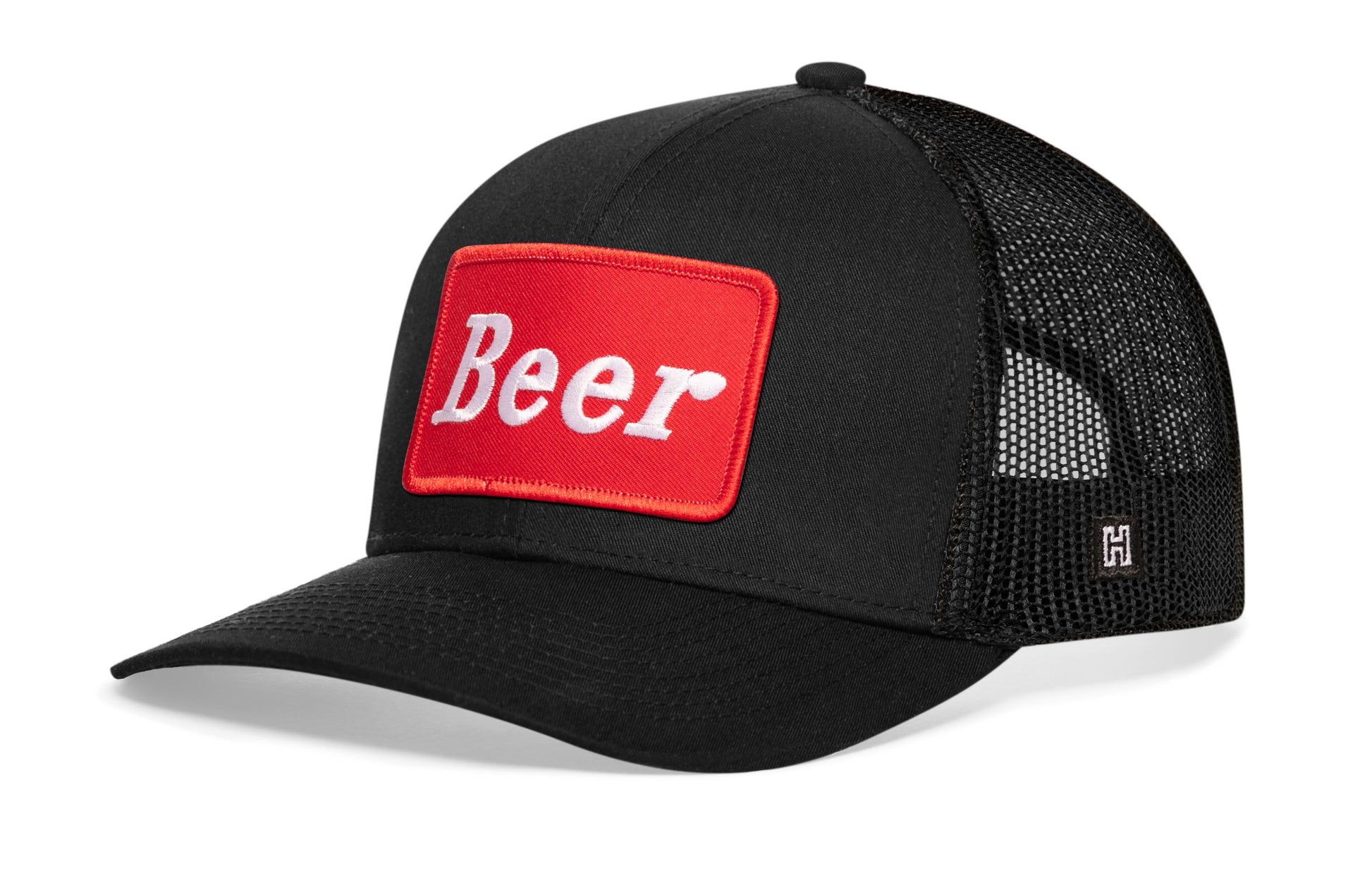 Beer Trucker Haka Hat Black Drinking Snapback