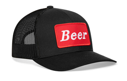 Beer Trucker Haka Hat Black Drinking Snapback