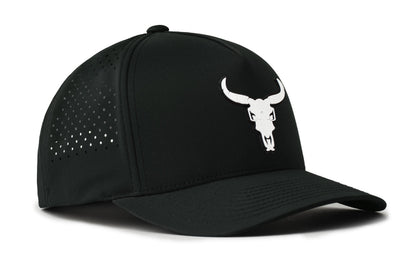 Bull Skull Performance 5-Panel Hat  |  Steer Flexfit® Snapback