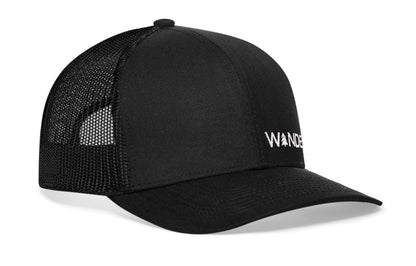 Wander Trucker Haka Hat Black Outdoors Snapback