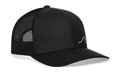 Wave Trucker Haka Hat Black Beach Snapback