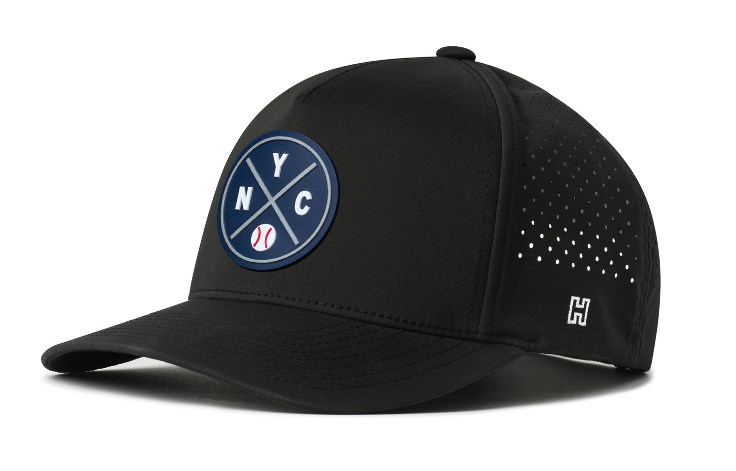 New York Baseball Performance 5-Panel Hat  |  Navy NYC X Flexfit® Snapback
