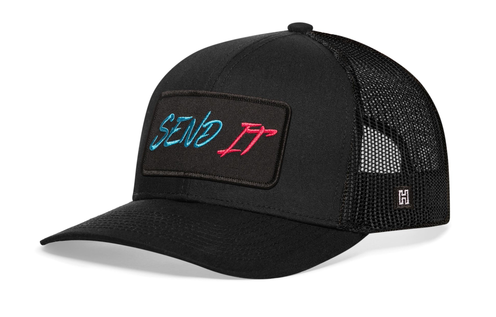 Send It Trucker Haka Hat Black  Snapback