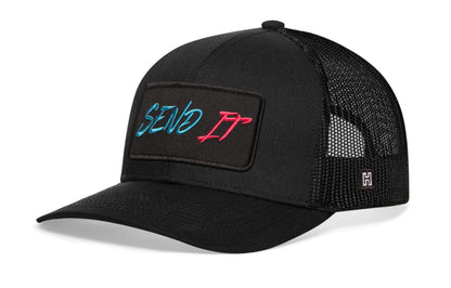 Send It Trucker Haka Hat Black  Snapback