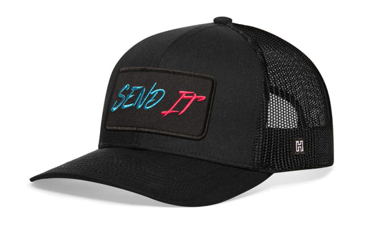 Send It Trucker Haka Hat Black  Snapback