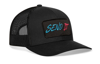 Send It Trucker Haka Hat Black  Snapback
