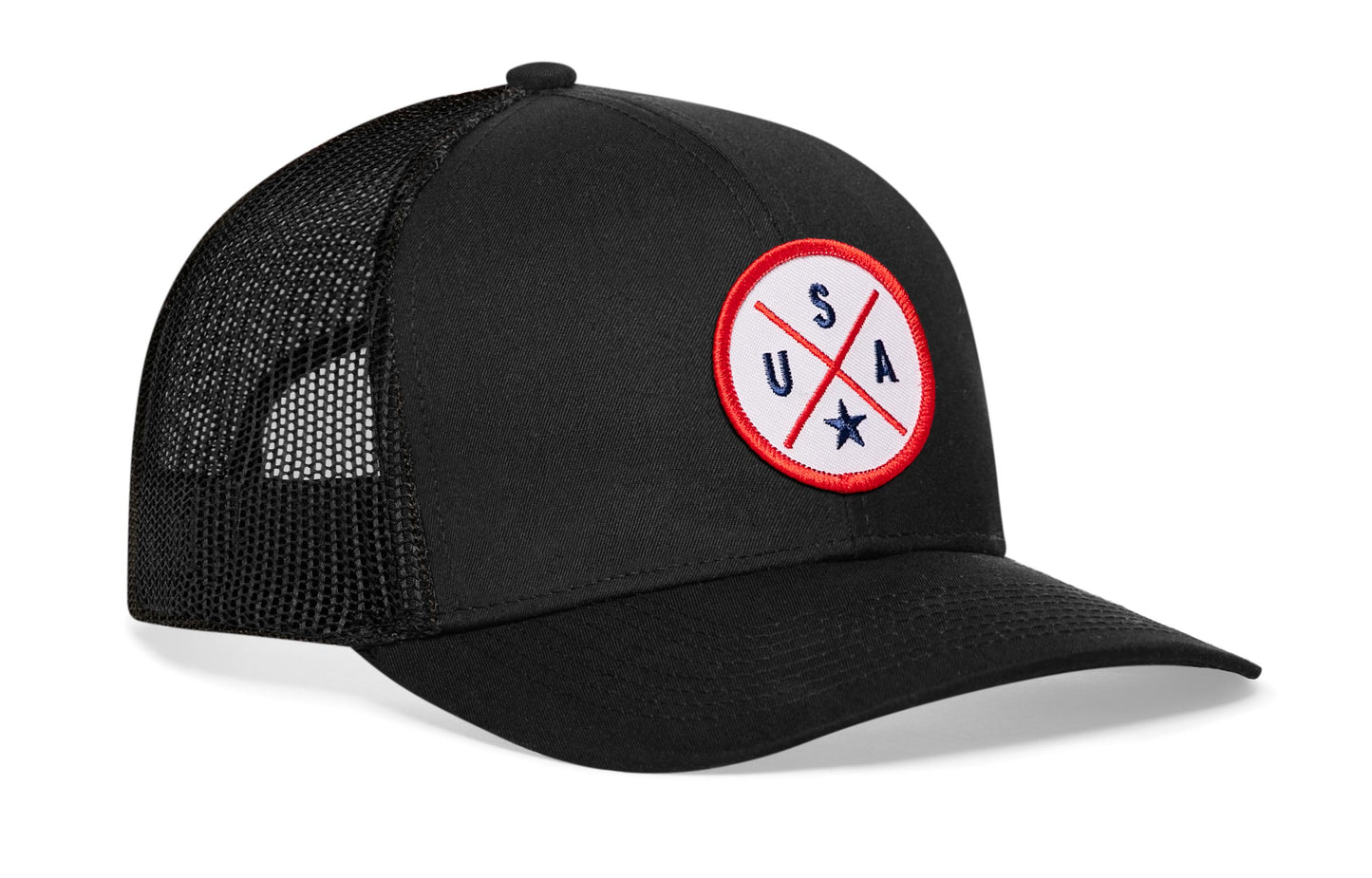 USA Trucker Haka Hat Black America Snapback