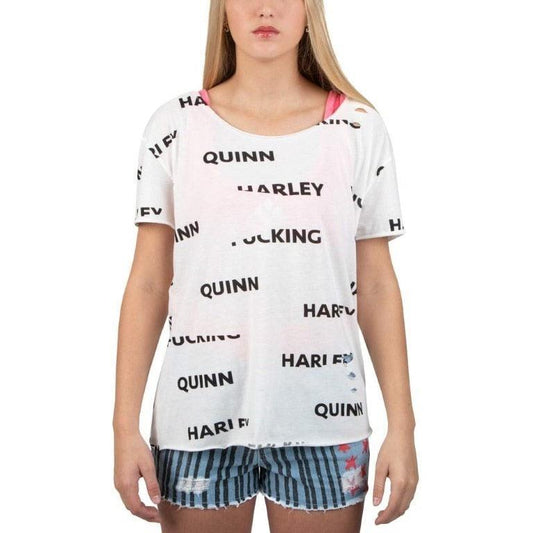 Harley Quinn Birds of Prey Cosplay Distressed T Shirt