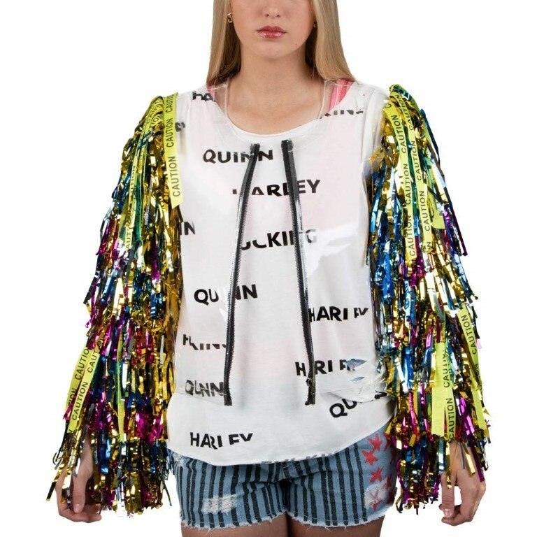 Harley Quinn Birds of Prey Cosplay Distressed T Shirt