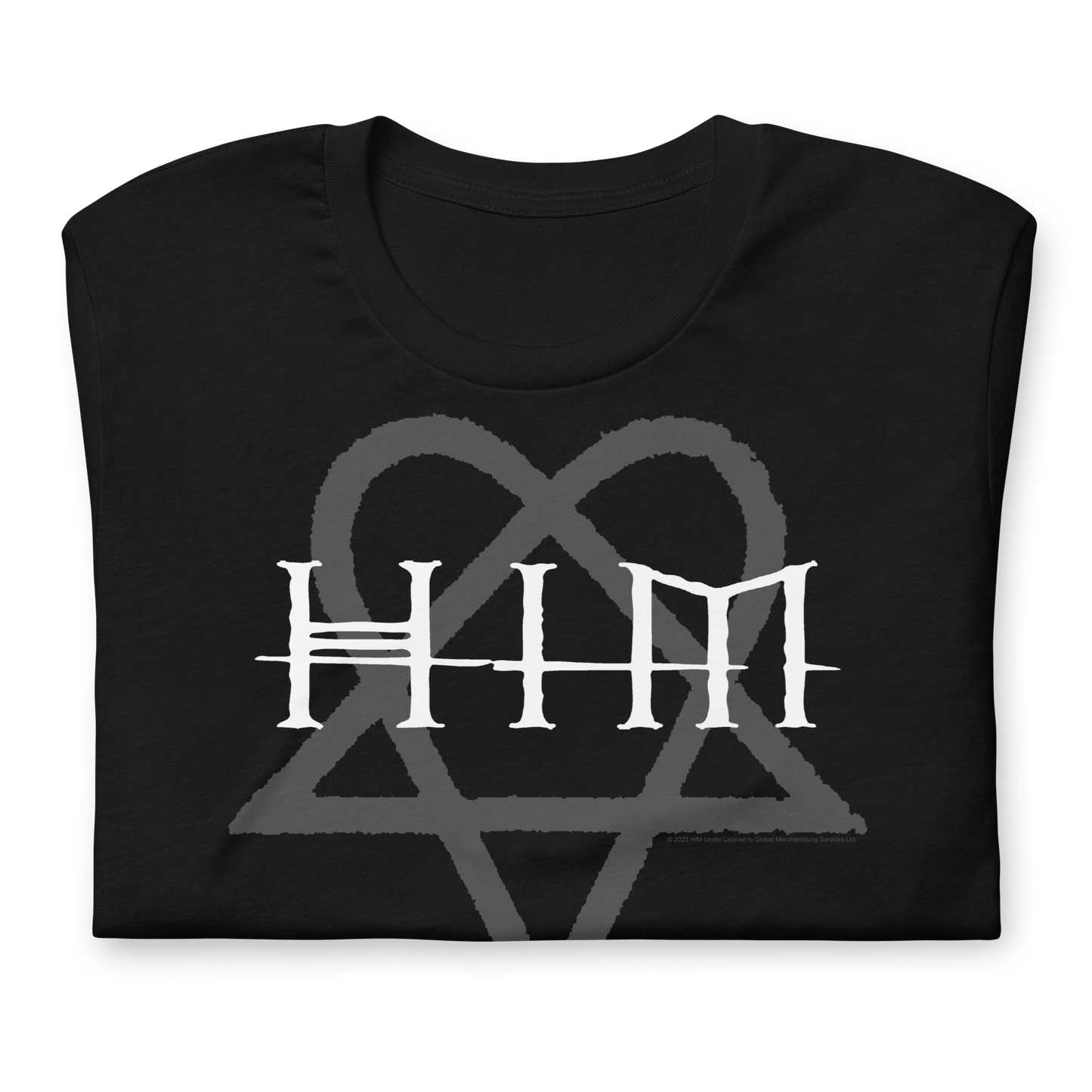 HIM - Dark Heart Jumbo Print T Shirt