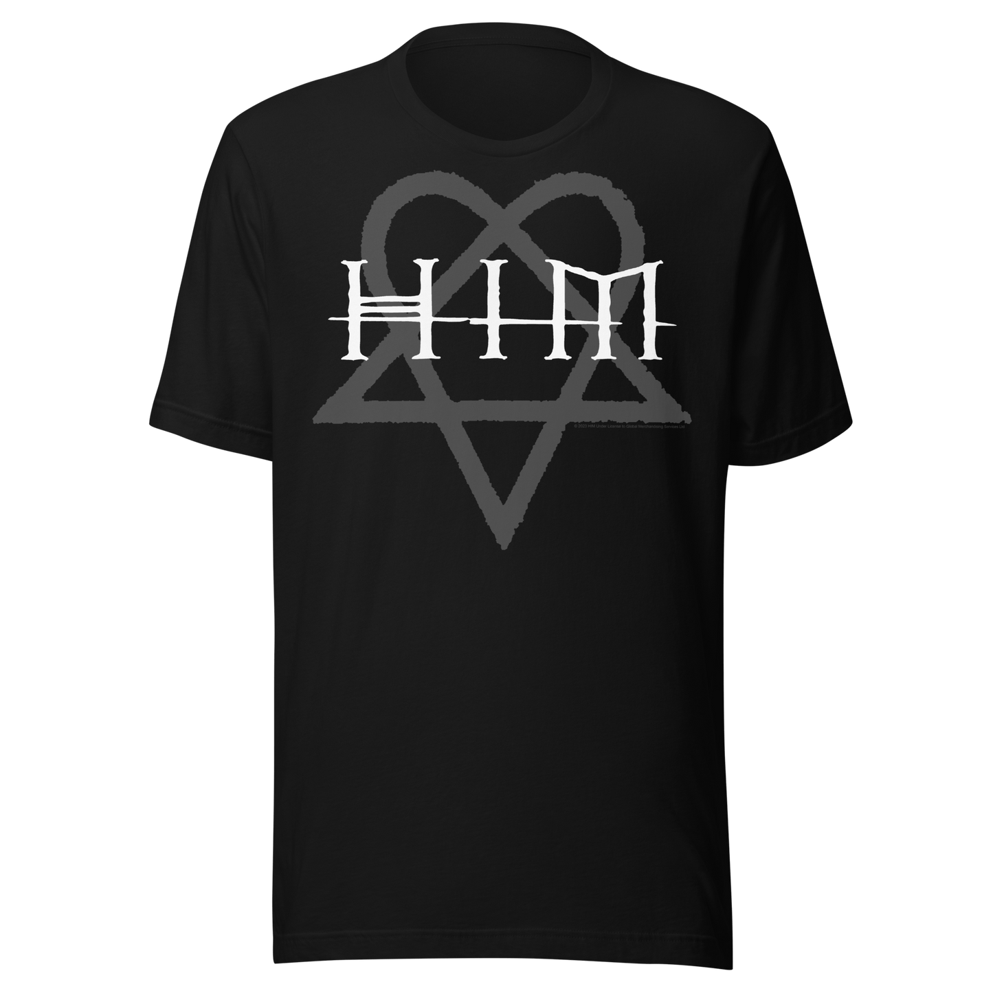 HIM - Dark Heart Jumbo Print T Shirt
