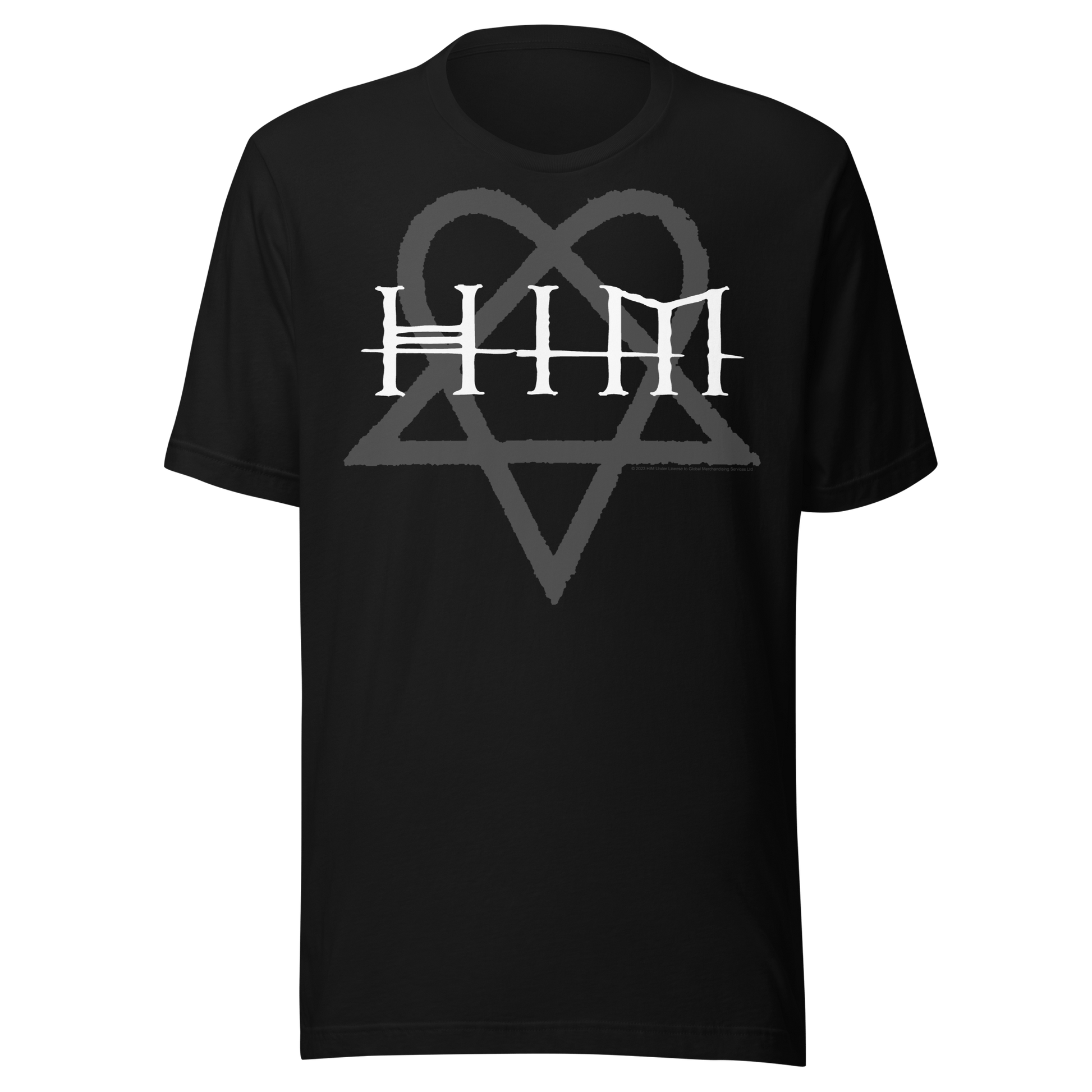 HIM - Dark Heart Jumbo Print T Shirt