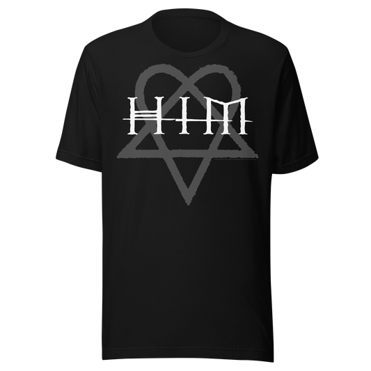HIM - Dark Heart Jumbo Print T Shirt