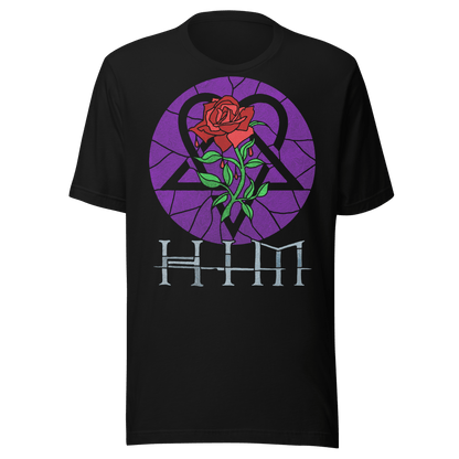 HIM - Stained Glass Jumbo Print T Shirt
