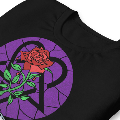 HIM - Stained Glass Jumbo Print T Shirt