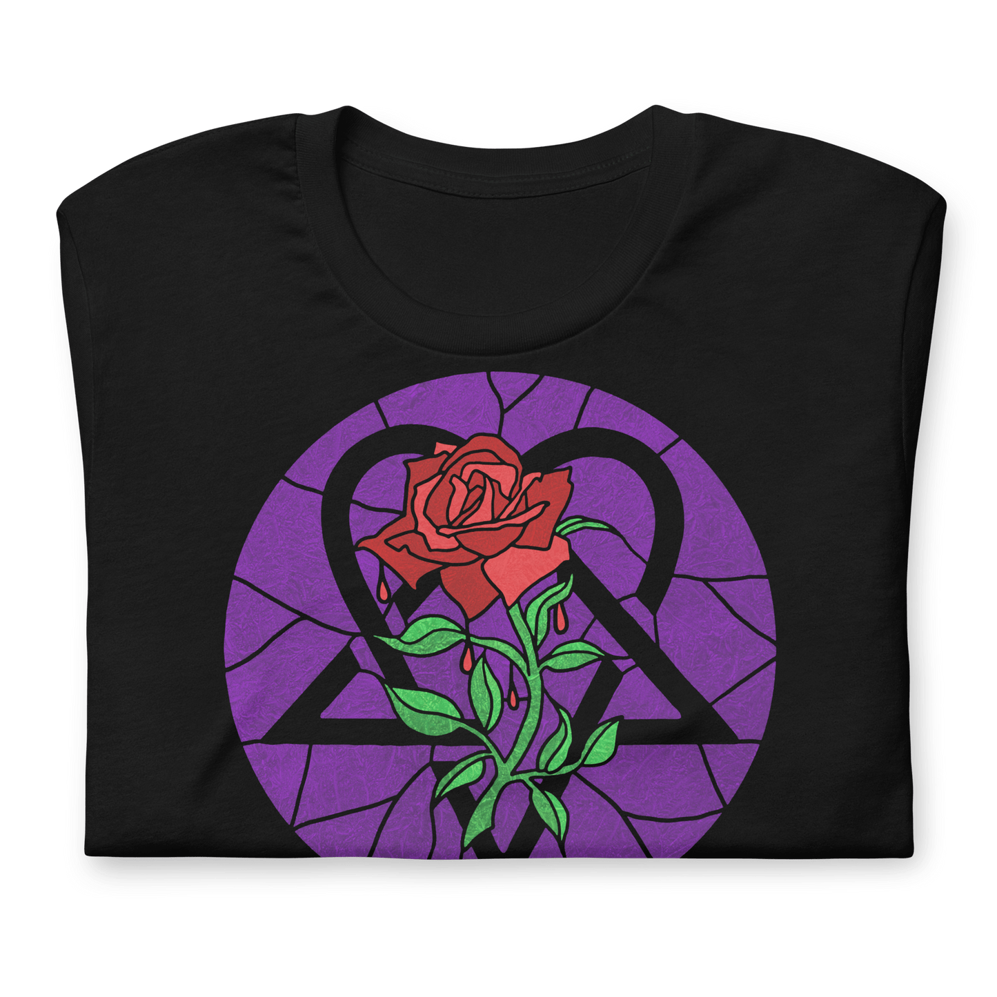 HIM - Stained Glass Jumbo Print T Shirt