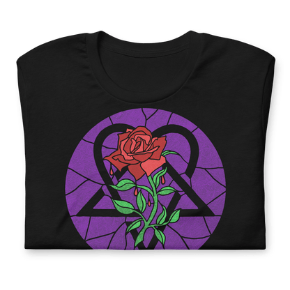 HIM - Stained Glass Jumbo Print T Shirt