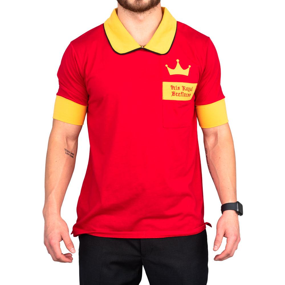His Royal Beefiness King Halloween Costume T Shirt and Crown Cosplay