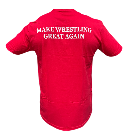 Hulk Hogan 24 Make Wrestling Great Again Mens T Shirt Red