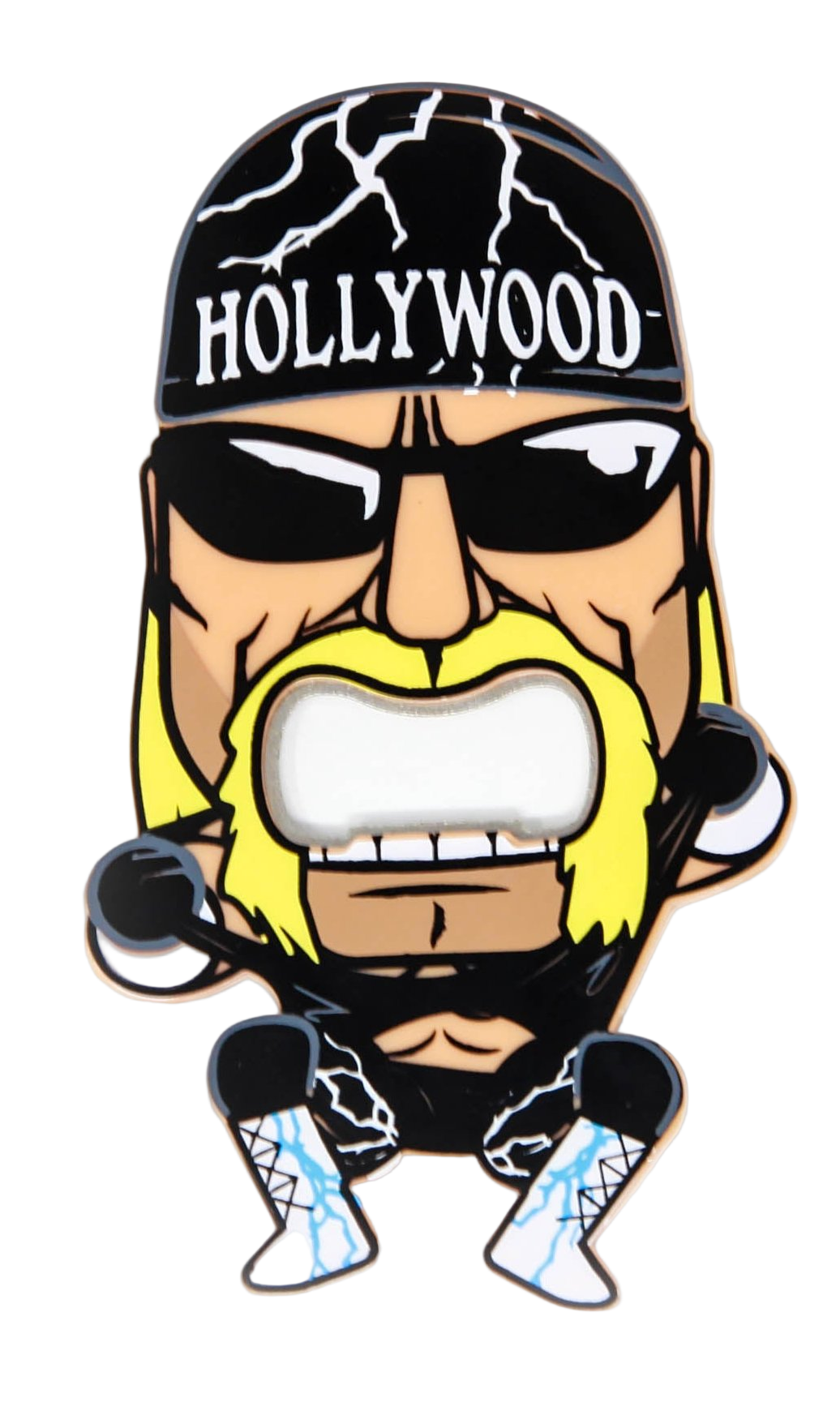 Hulk Hogan Bottle Opener Magnet Hollywood