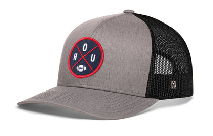 Houston Trucker Haka Hat Black HOU X Football Snapback