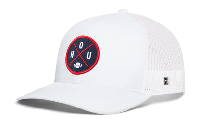 Houston Trucker Haka Hat Black HOU X Football Snapback