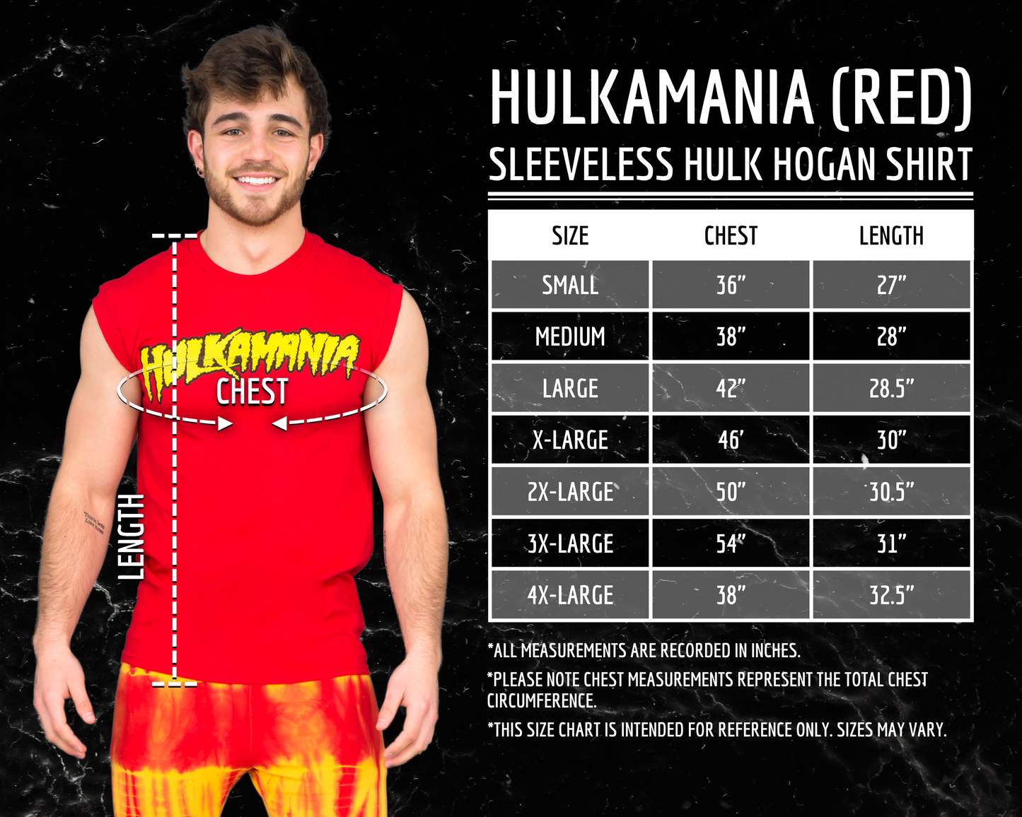 Hulk Hogan Hulkamania Sleeveless Red T Shirt