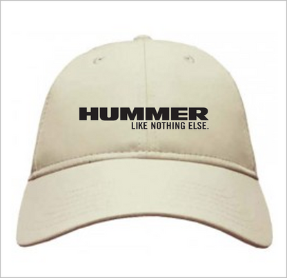 HUMMER "Like Nothing Else" Cotton Twill Hat Officially Licensed