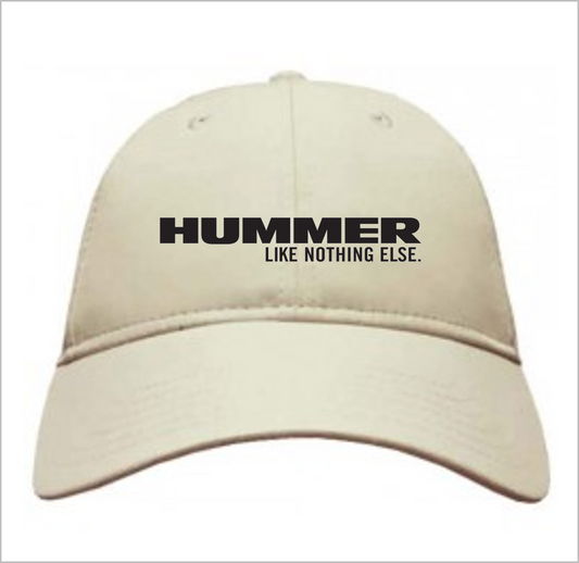 HUMMER "Like Nothing Else" Cotton Twill Hat Officially Licensed