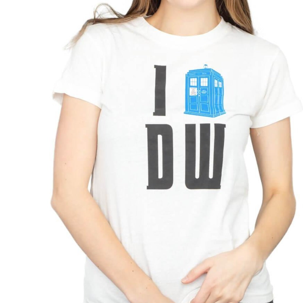 I Heart (Tardis) DW T Shirt