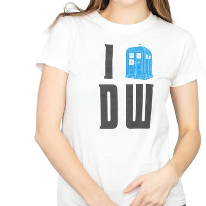 I Heart (Tardis) DW T Shirt
