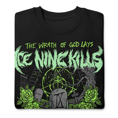 Ice Nine Kills - Green Wrath Jumbo Print Crewneck Sweatshirt
