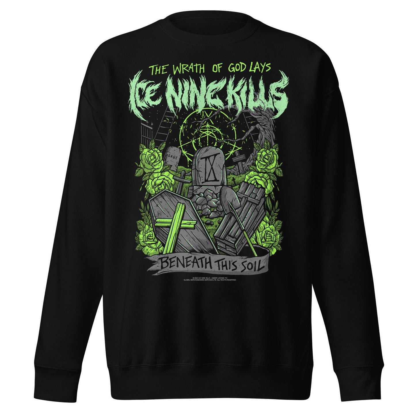 Ice Nine Kills - Green Wrath Jumbo Print Sweatshirt